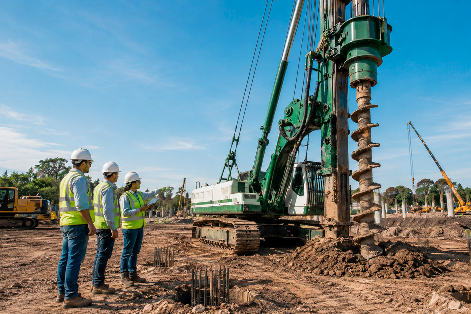 Equipamentos próprios em fundações: como isso impacta prazo, controle e produtividade da obra?